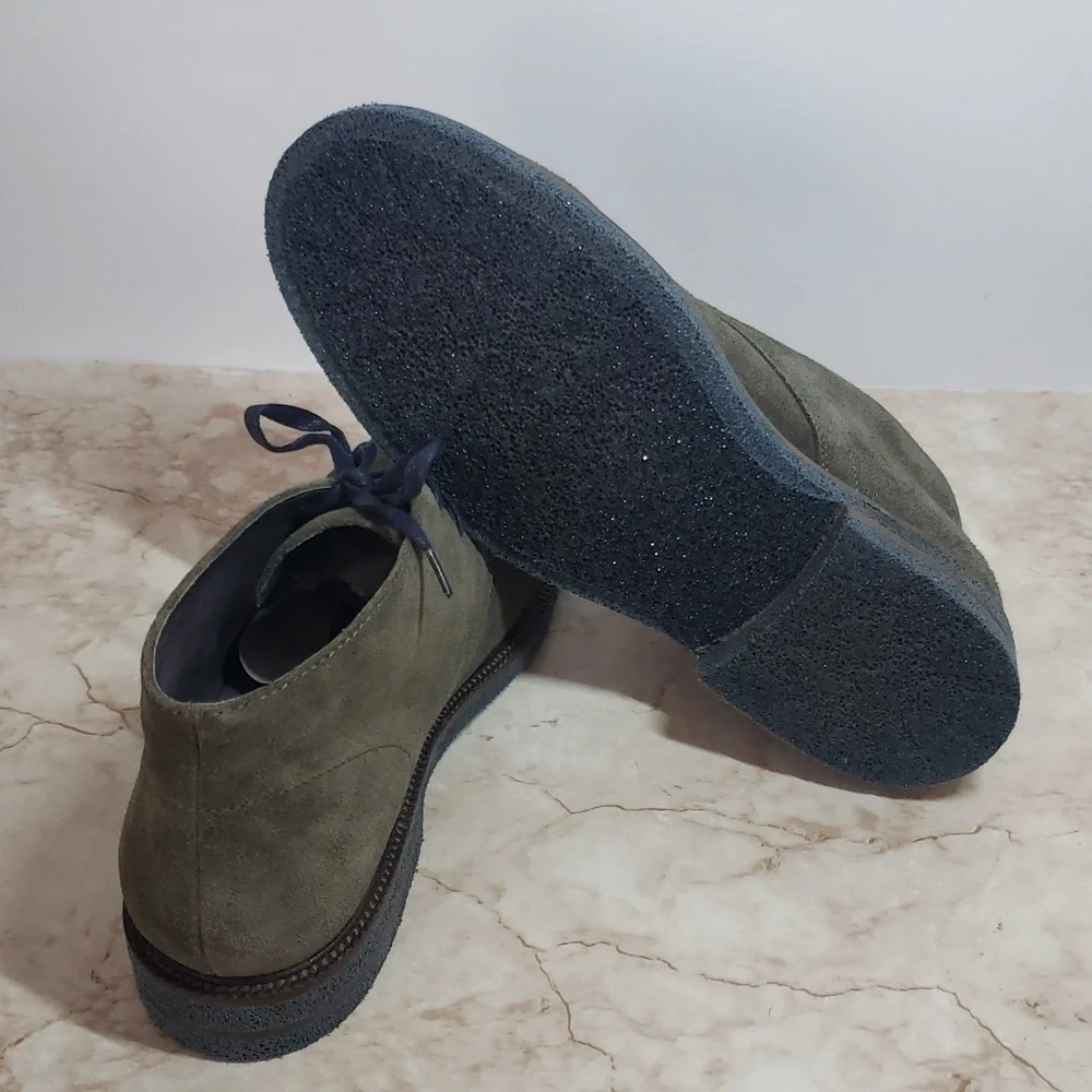 Donald Pliner Levi Men's Olive Suede Chukka Boots 9